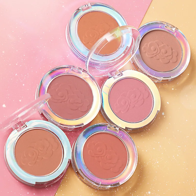 

Private Label Cheek Cosmetics Pressed Powder Single Blush Palette