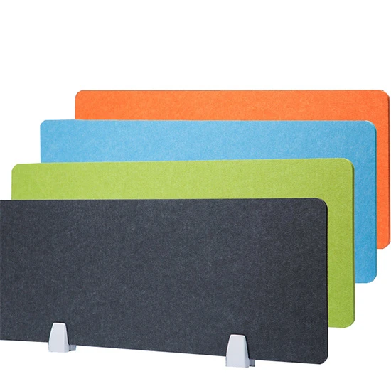 Soundproof 100% Polyester Fiber Acoustic Desk Privacy Partitions Screens for Office