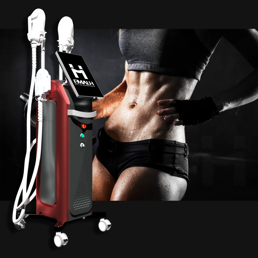 

Huamei Muscle Building Cosmetic Clinic Electromagnetic Body Sculpt Muscle 4 Handles Electronic Muscle Stimulate Machine