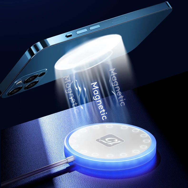 

China Wholesale 15w Universal Wireless Charger Fast Quick Charging Custom Wireless Charger For iphone Android, White