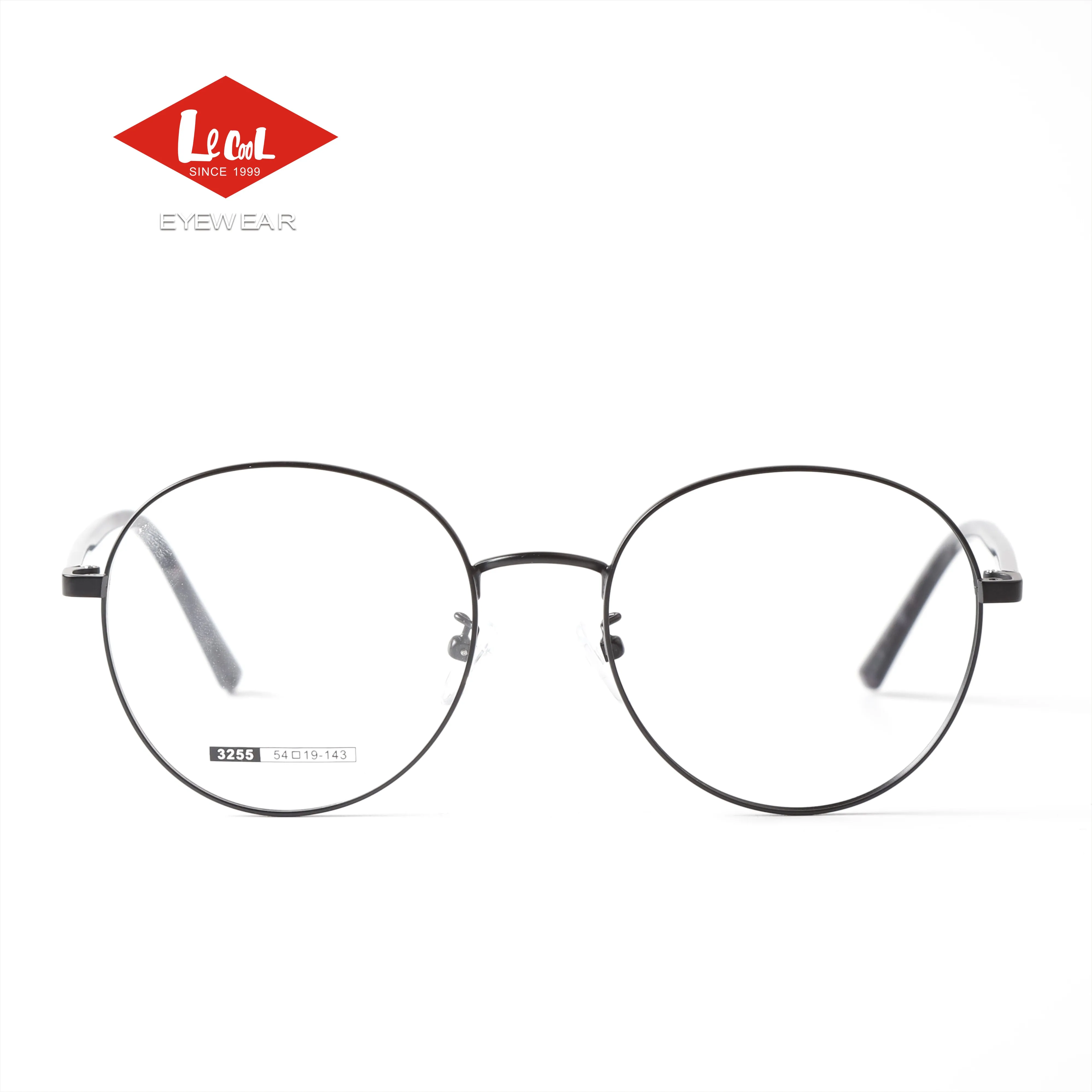 

Hot Selling Online Vintage Clear Black Asian Fit Eyewear Round Spectacle Blue Light Filter Glasses Thin Oem Stock Frames Korean