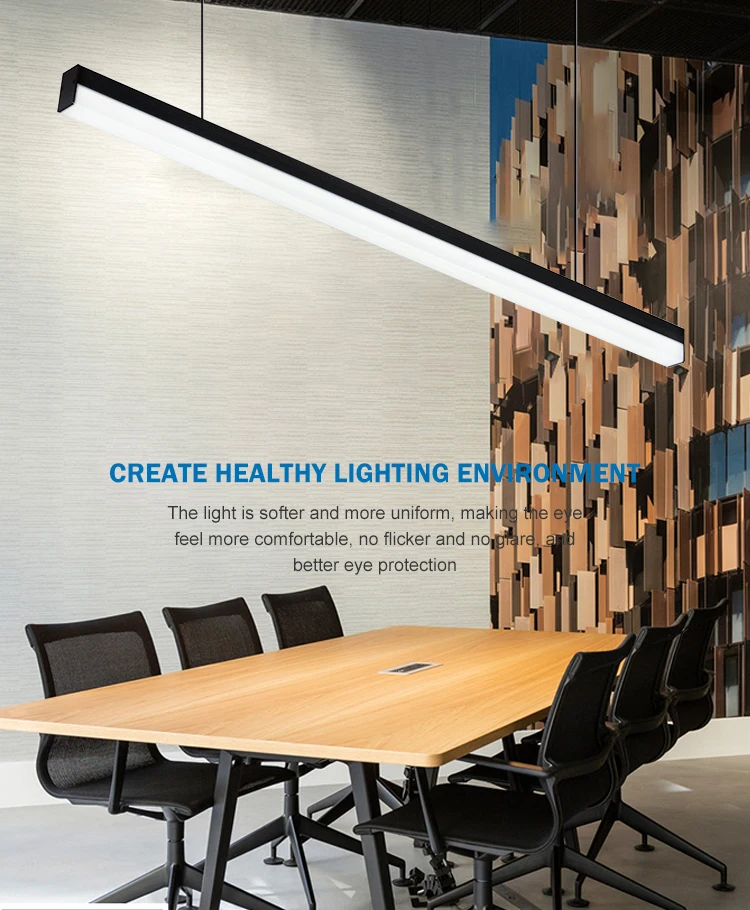 Energy saving adjustable smd indoor office 4ft 5ft 30watt 40watt led ceiling light