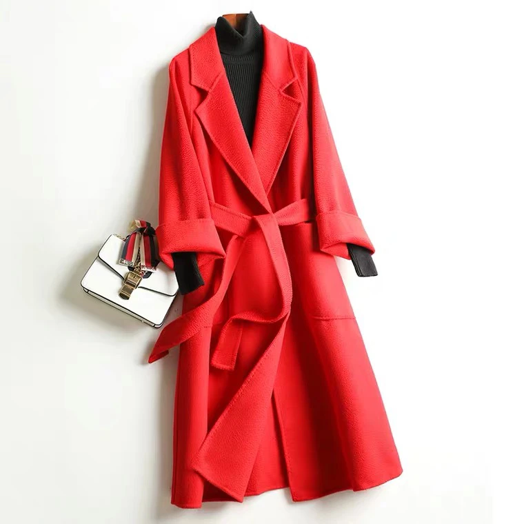 

Autumn Women Single Breasted Long Trench Coat Classic Casual Lady