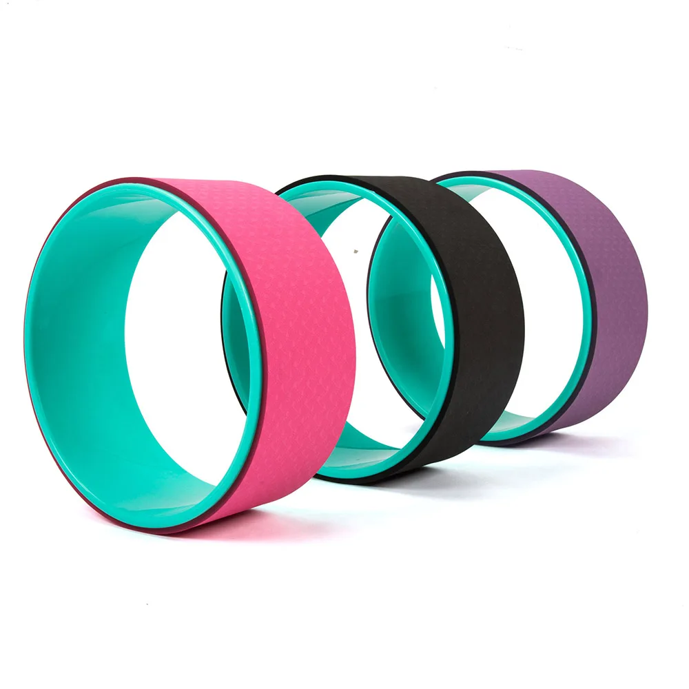 

NIDI Eco Friendly TPE Yoga Wheel Gym Home Fitness Training ABS + TPE Yoga Wheel, Optional