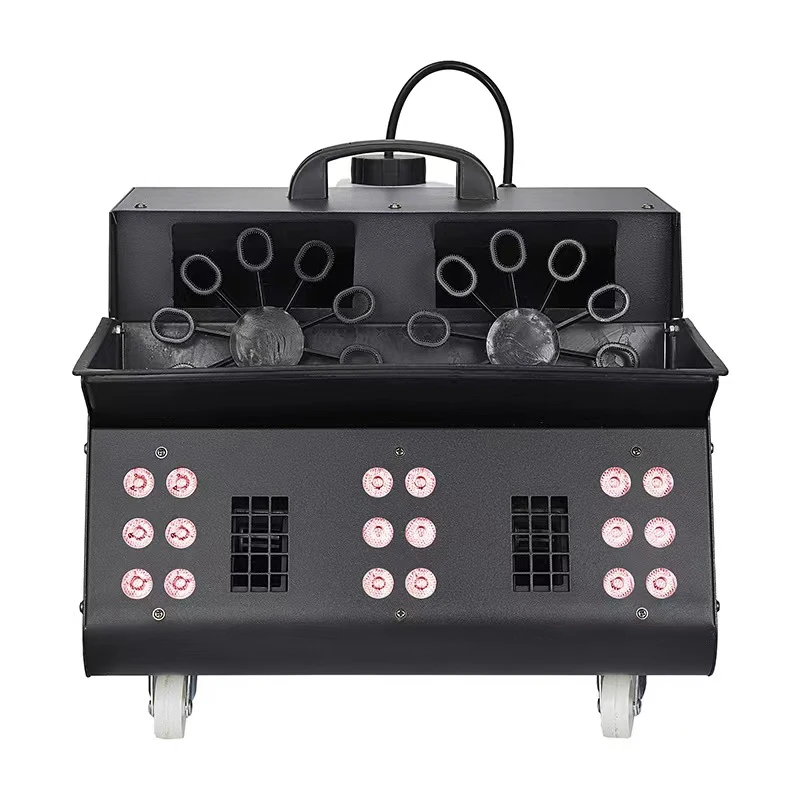 

Hot Sale 1500W LED Fog Bubble Machine DMX Bubble Smoke Machine For Wedding DJ Party Stage Lighting Effect