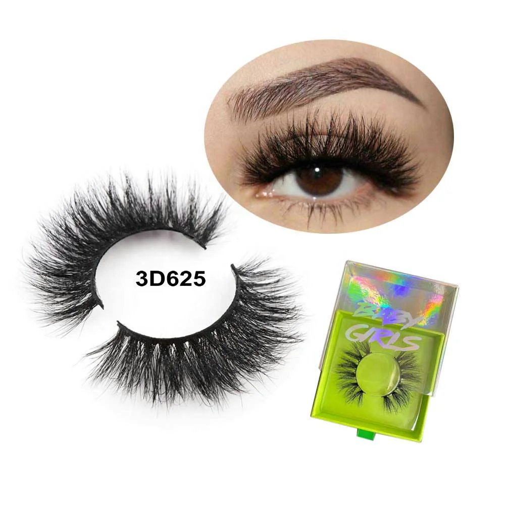 

5 pairs mink lashes 3d wholesale mink eyelashes 25mm faux mink lashes multipack eyelashes private label lash box