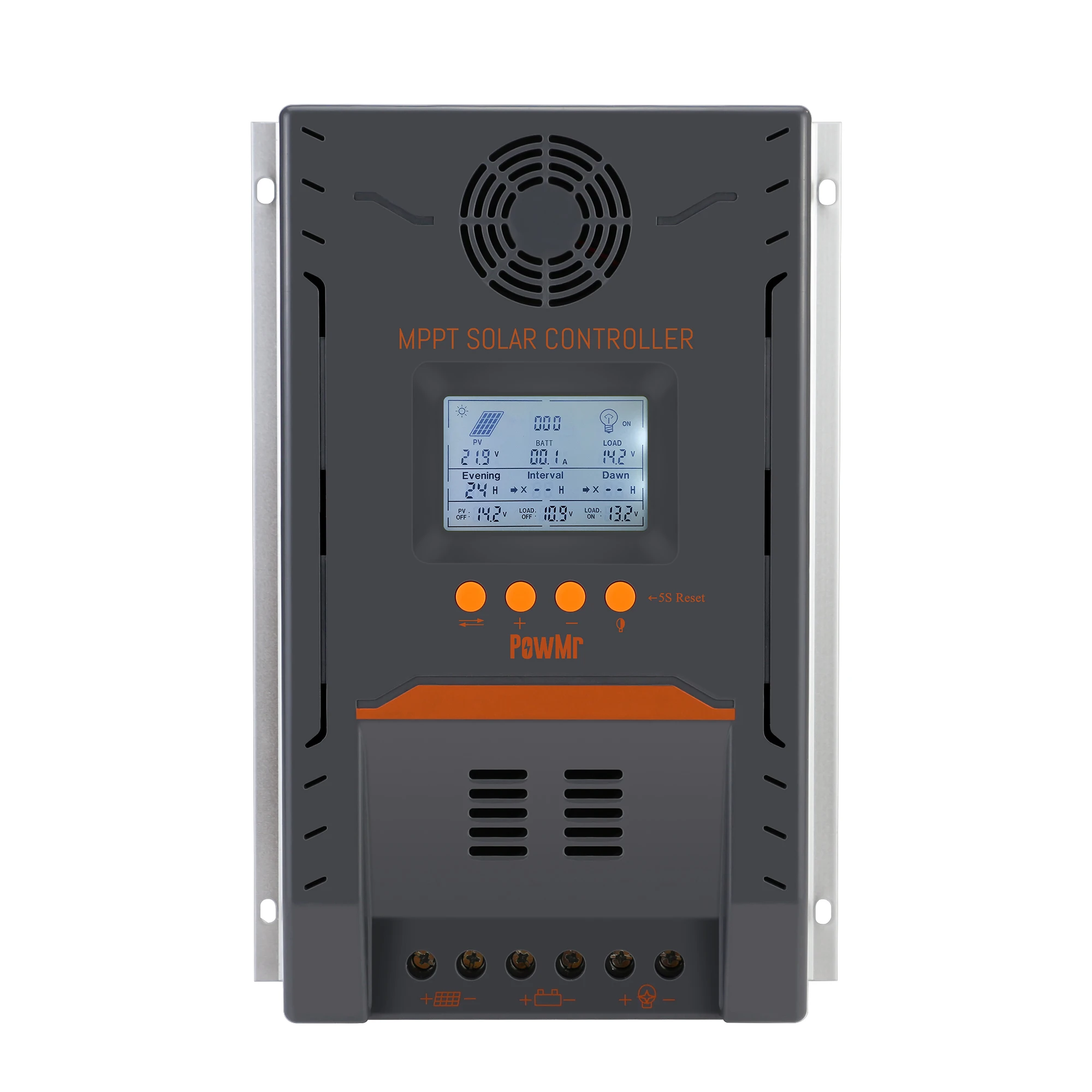 

IN STOCK!!! PowMr 100Amp 100A 12/24V Auto Max PV 96V USB 0 Layer LCD MPPT Solar Charge Controller