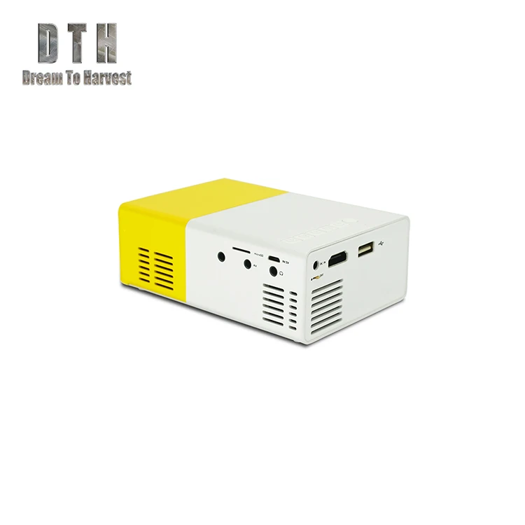 
YG-300 Mini led projector HD 1080 portable home theater pocket cheap price YG300 