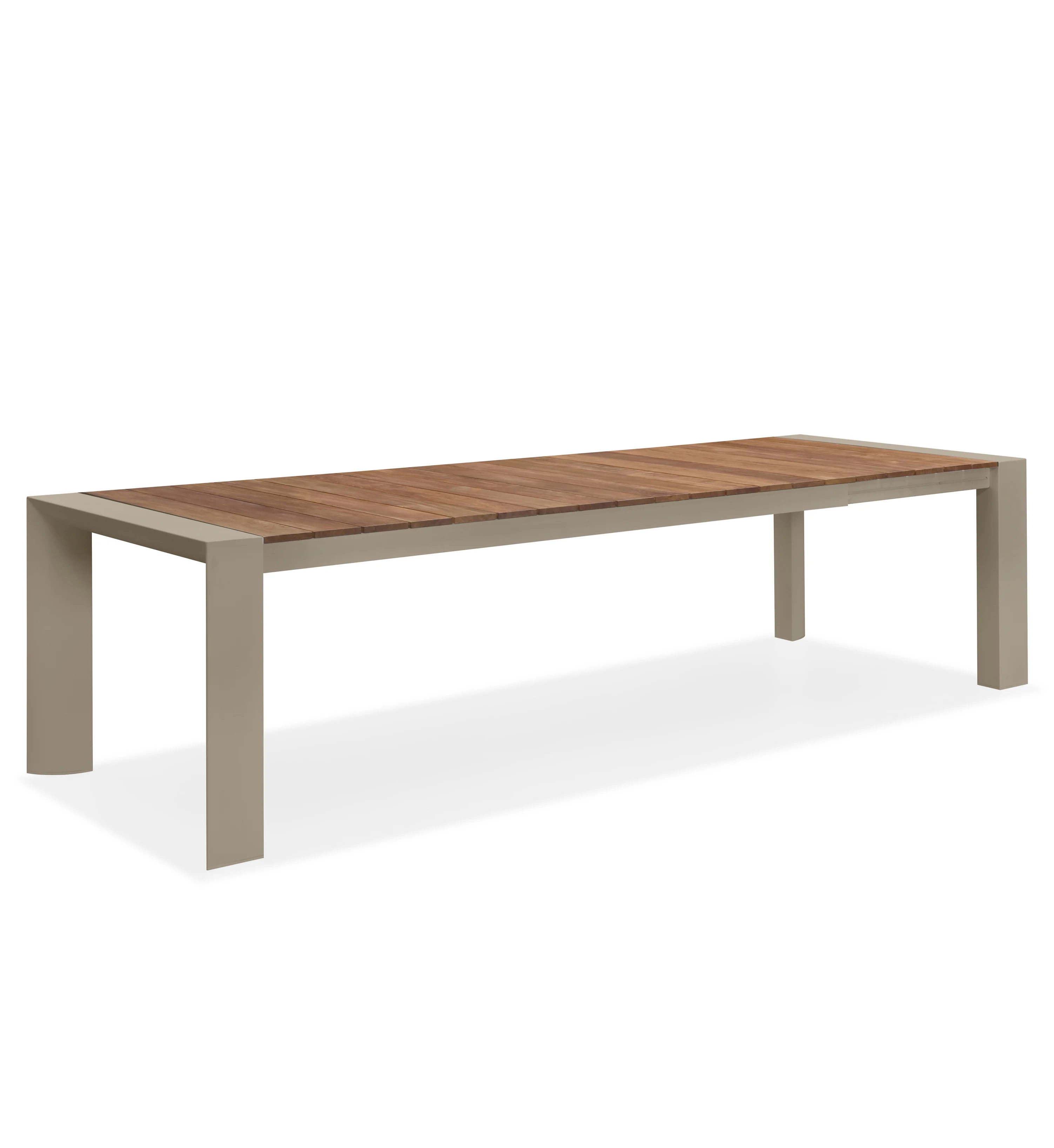 
Durable use quality assurance rectangular teakwood top weather resistance extension tables 