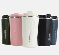 

High quality 350ml insulated double wall custom vacuum flip coffee thermo flask bottle