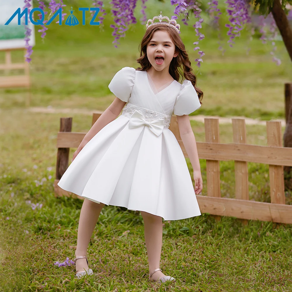 

MQATZ Baby Girl Party Dress Children Dress Wedding Little Girls Flower Dresses