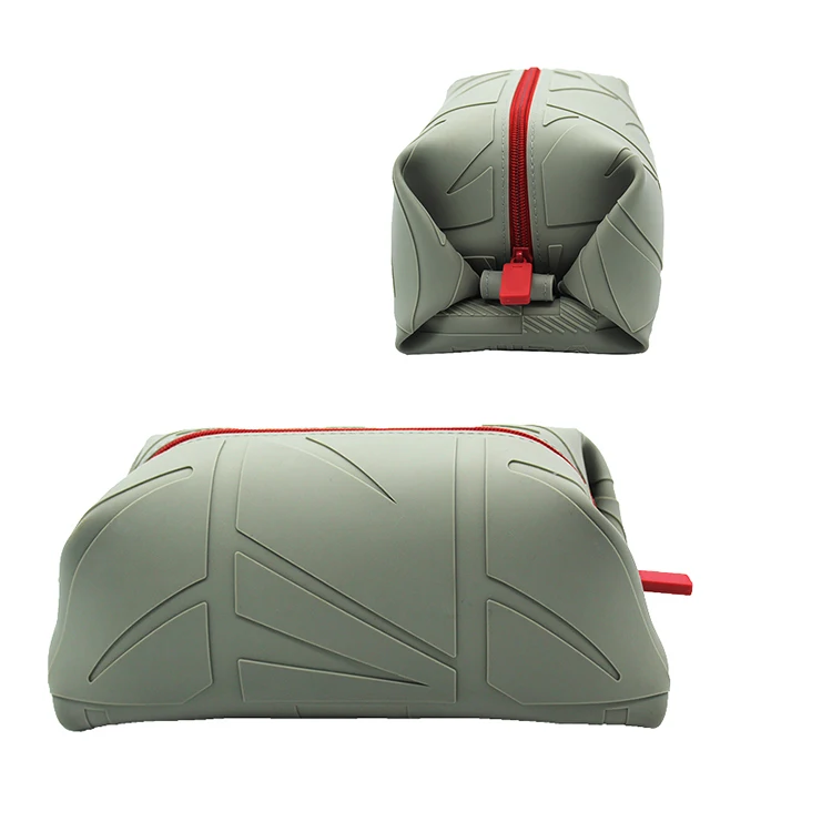 

2022 new product custom waterproof cosmetic bag men and women travel universal silicone storage bag toiletry bag, Customized color
