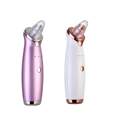 

2020 hot selling facial pore deep cleaning electric rechargeable lithium battery vacuum suction blackhead remover vacuum, White
