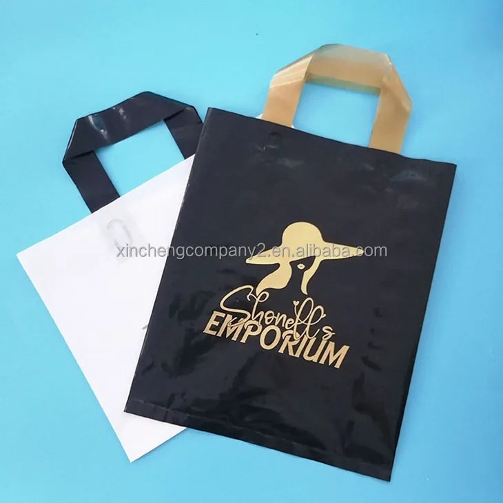 

Custom Biodegradable With Handle Retail Grocery Shopping Plastic Carry Bag With your Logo