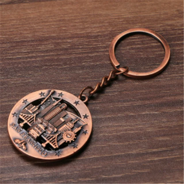 
custom keychain San francisco metal keychain wholesale 