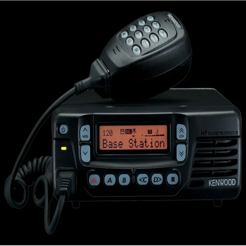 

SSB/CW/FSK 100W radio transceiver ssb 1.8-30.0 Mhz HF car mobile radio 80km range radio station TK90, Black