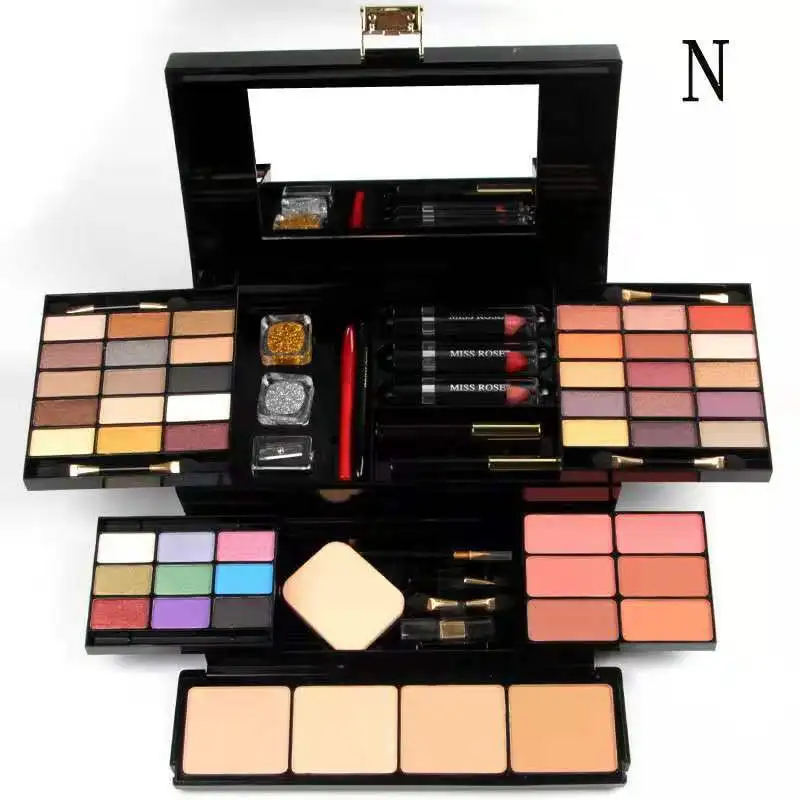 

Wholesale 49 colors full Toy Luxury makeup set box women eye shadow palette all in one for girls