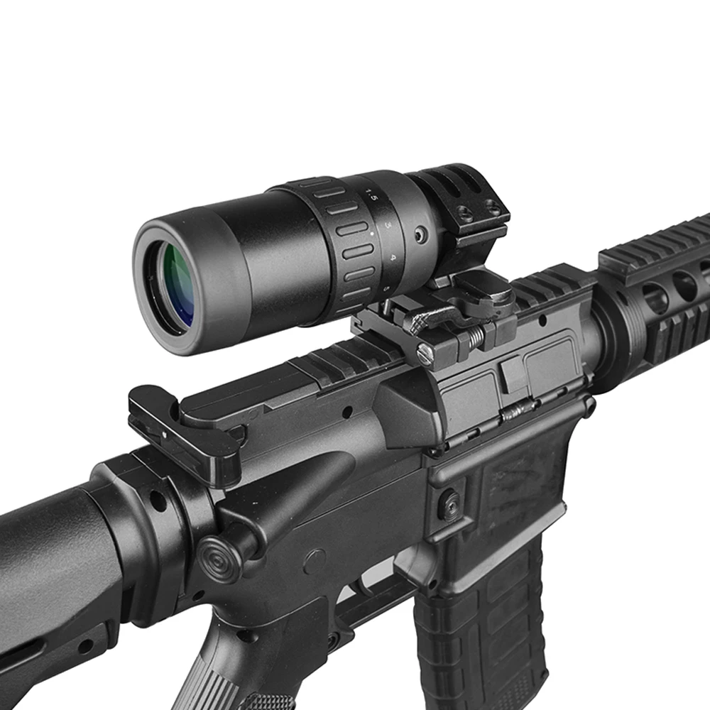 

Scope 1.5-5 Zoom Magnifier For Red Dot Sight 3x 4x 5x W/mount First Focal Plane Hunting Scopes Red Dot, Black