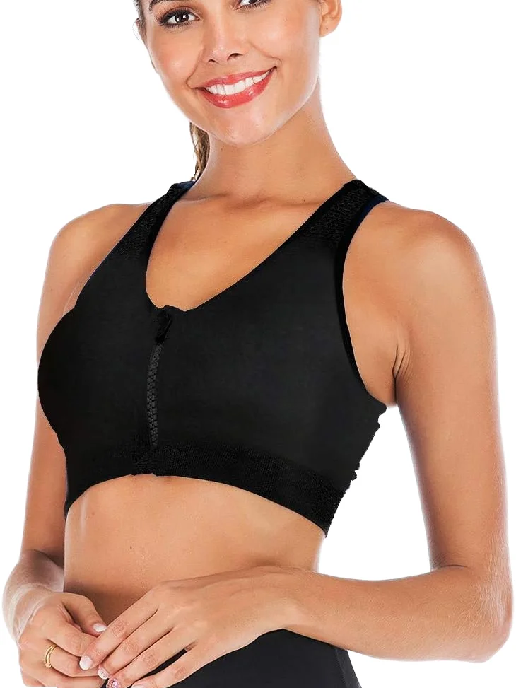 Medium Support交叉背with健身用Sports Bra