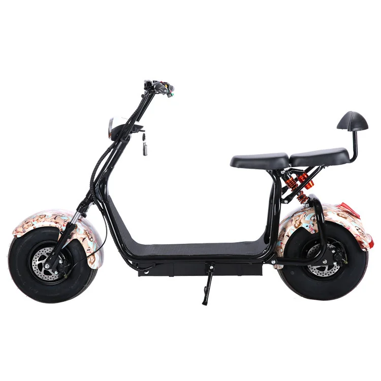 

New Design Adult Kick Scooter Motorcycle Scooters Adults Folding Dual Motor Warehouse Moped Batteries For Electric Bikes moped scooter