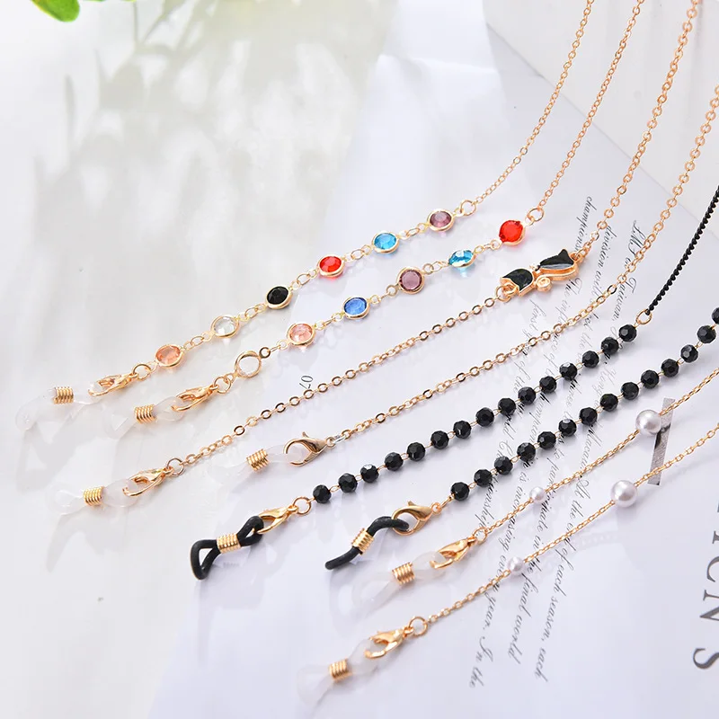 

Sunglasses Strap Eye Glasses Holder Accessories Cords and Chains for Glasses Designer Reading Glass, Customized colors