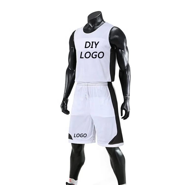 

high quality custom logo 100% polyester mesh blank basketball jersey men reversible, Custom color