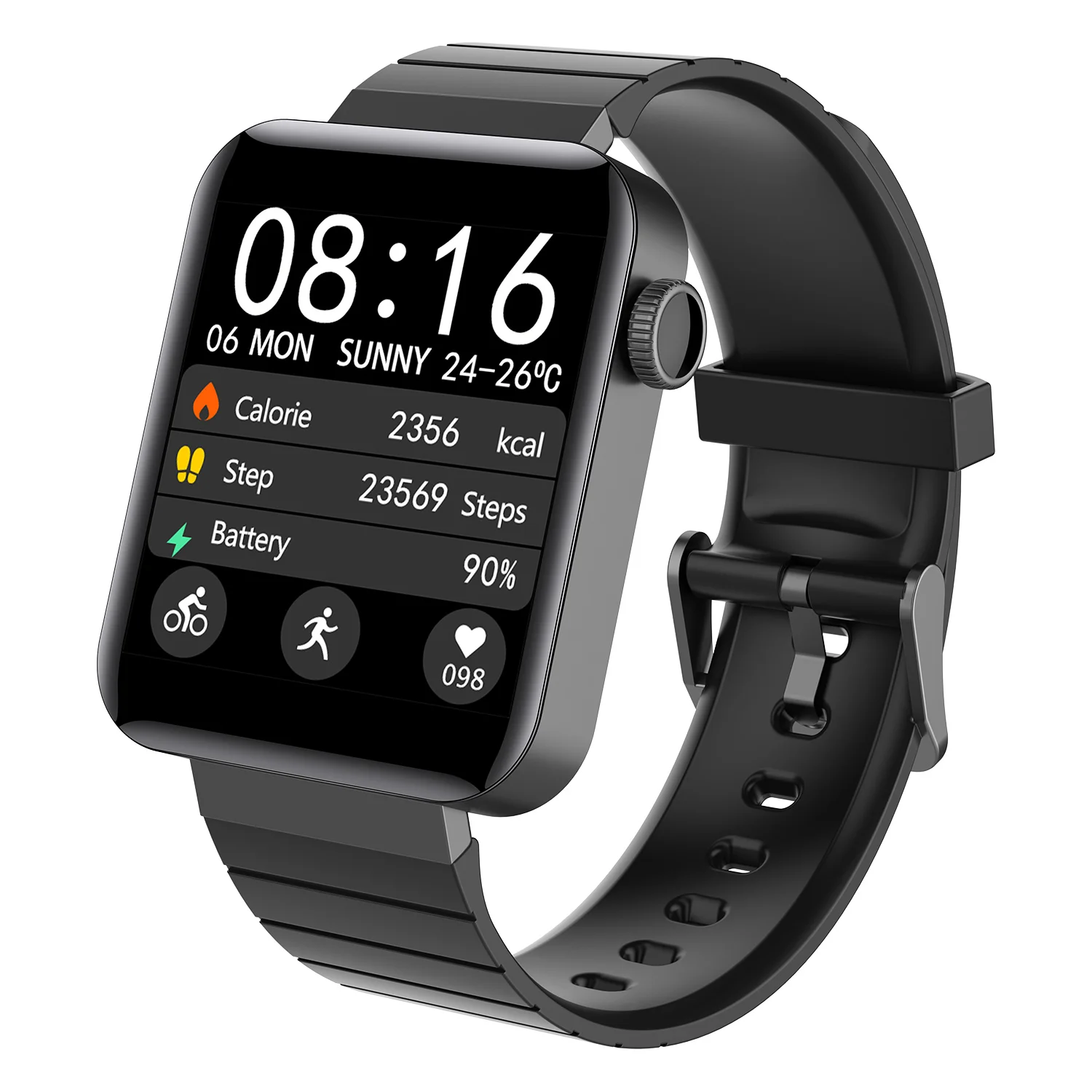 

2020 hot sell Oem Touch Screen Usb Charging Fitness Watch BLE Heart Rate Women Sport Healthy Smart Bracelet