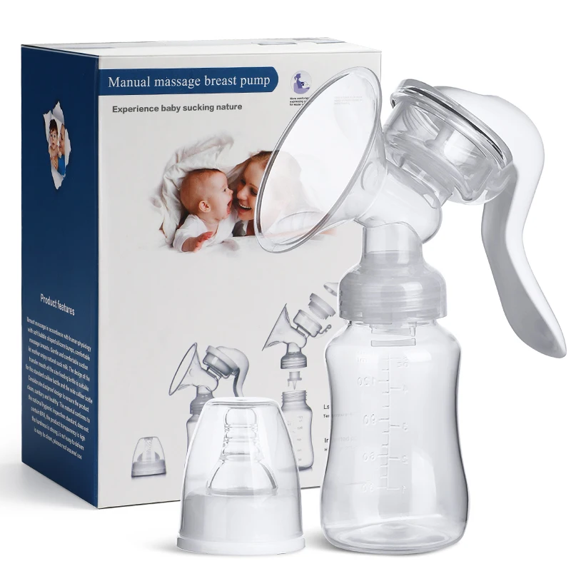 

Best Selling Quality 150 MLBreast Milk Portable Silicone Manual Breast Pump