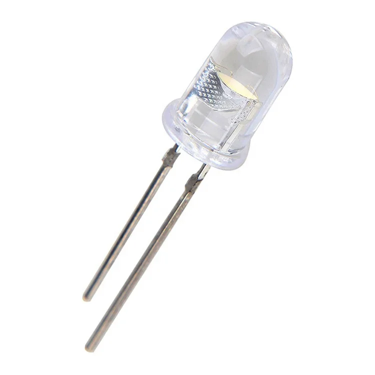 5mm led  diode component supplier round white led light source for video panel