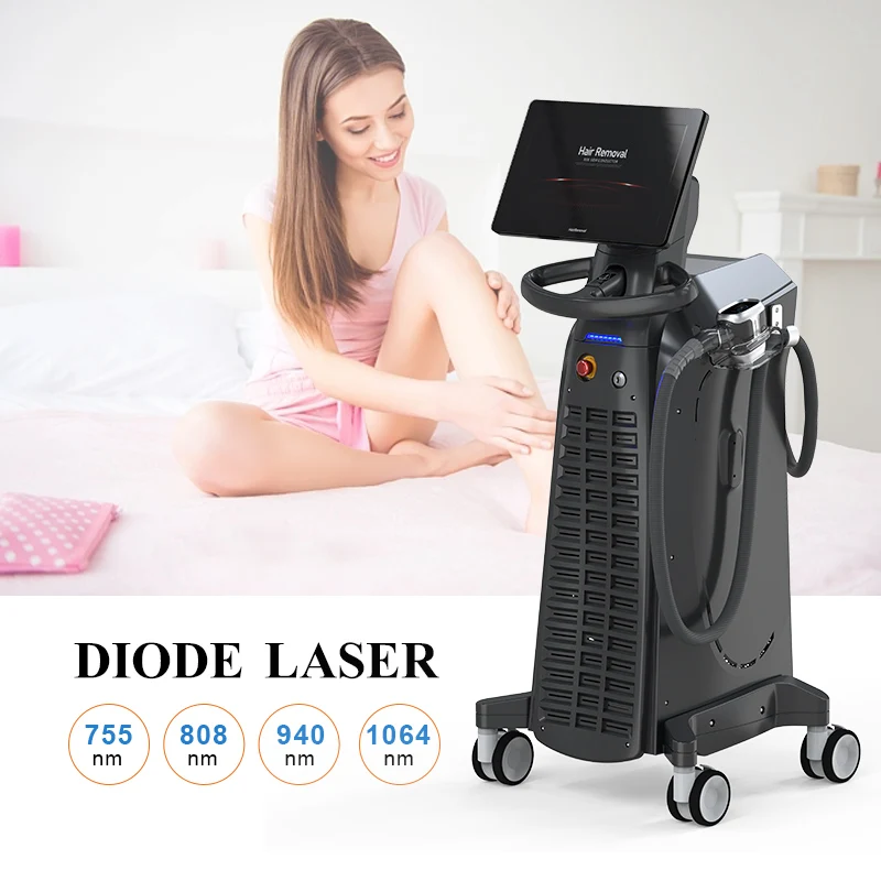 

1200W 808nm Diode Laser Ipl Hair Removal Beauty Machine/High Speed 808nm808 1075 755 Triple Wavelength/Factory Price 808nm Hair