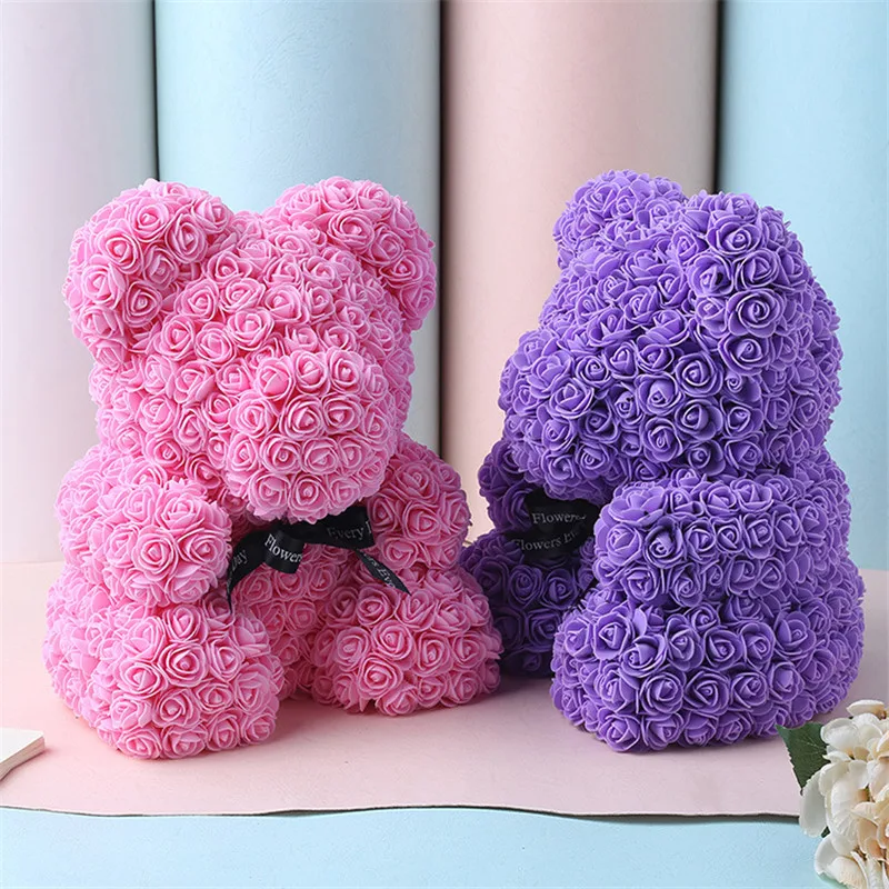 Pe Foam Rose Bear Flower 