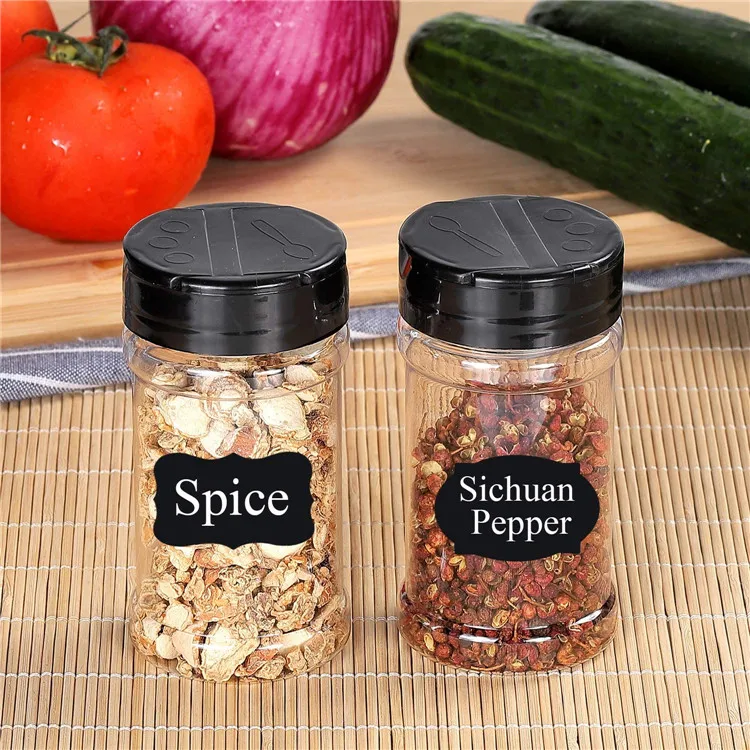 Empty 270ml Pet Plastic Spice Shaker Powder Container Pepper Seasoning