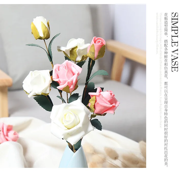 

Modern minimalist home living room accessories ceramic flower vase