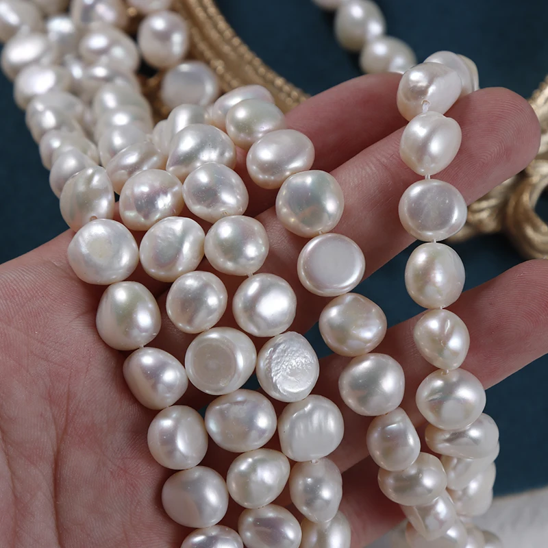 

10-11mm natural freshwater pearl baroque shaped accessories loose beads diy
