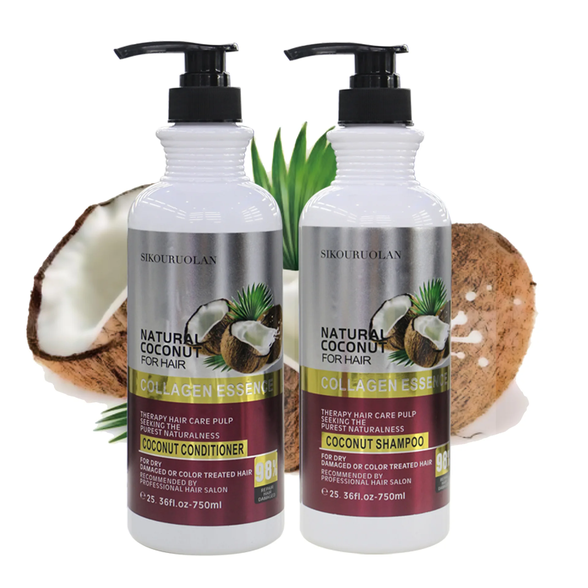 

Private Label Good Quality Wholesale Soft- Moist Coconut Oil Hair Mask