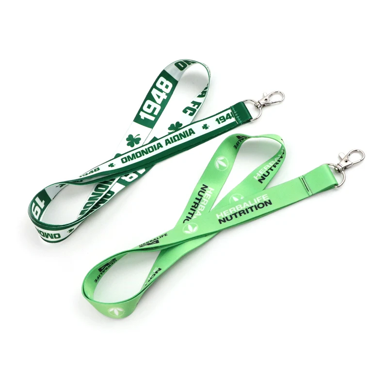 

Wholesale custom high quality polyester lanyard with key chain