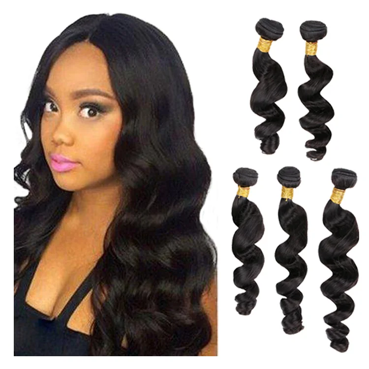 

FH manufacturers wholesale 12a virgin natural loose wave hair human hair bundles