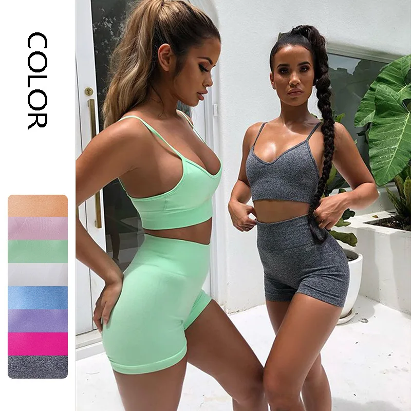 

High Quality Custom Logo Sportswear Seamless Fitness Women Leggings Gym Yoga Set Of 4, Customized colors