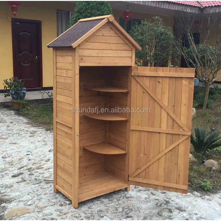 Sdgs001 Waterproof Wooden Outdoor Storage Garden Tool Shed