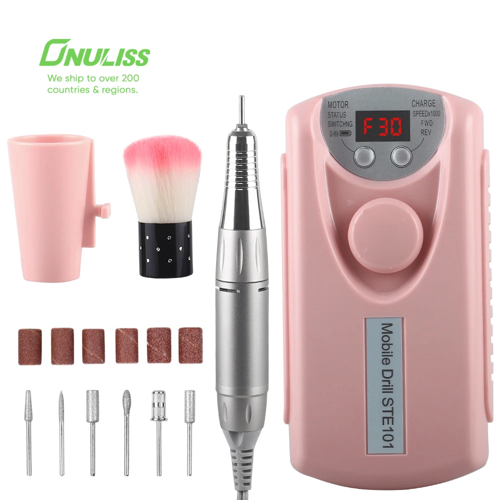 

Private Label 30000RPM Desktop Professional Strong Electric File Manicure Pedicure Finger Acrylic Nail Drill Machine