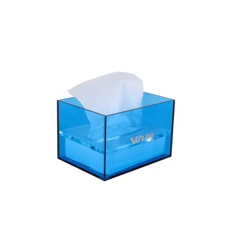 

RECHI New Design & Manufacture INS European Style Home Furnishing Acrylic Soft Tissue Storage Box For Acrylic Napkin Organizer