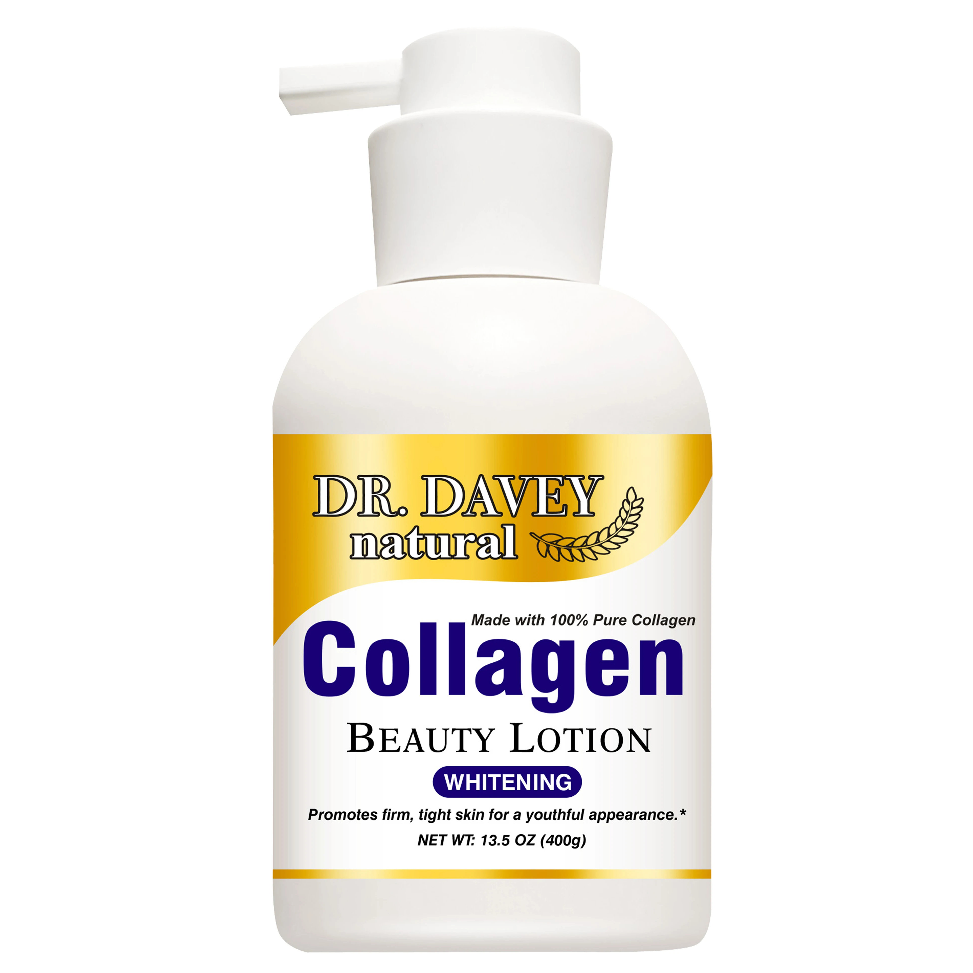 

DR. DAVEY Natural beauty whitening natural collagen pearl body lotion, Milk white