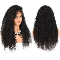 

Afro Curly Synthetic Wigs Lace Front Kinky Wave Hair Extensions