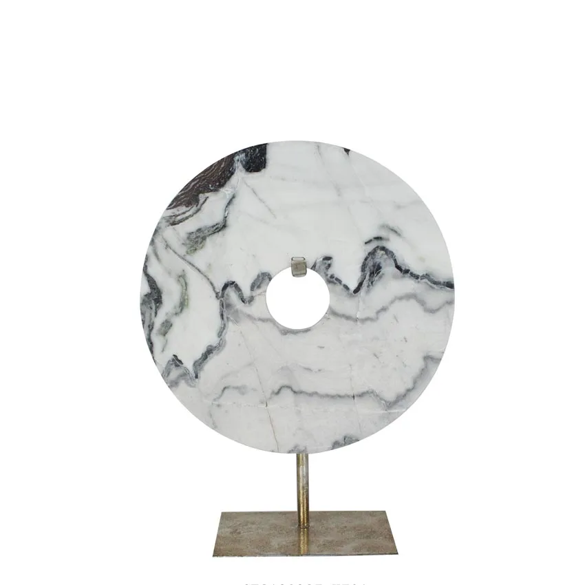 New design marble with metal base home decor decorative accessories for home factory