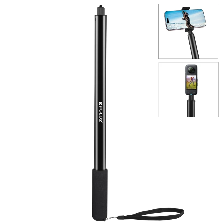 

Good Quality PULUZ 2m Metal Selfie Stick Monopod for Insta360 One RS / X2 / X3 Camera Selfie Stick Accessories