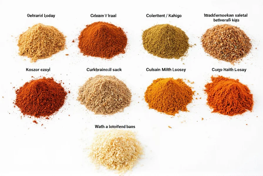 Various international dishes showing appropriate cumin substitutes for different cuisines