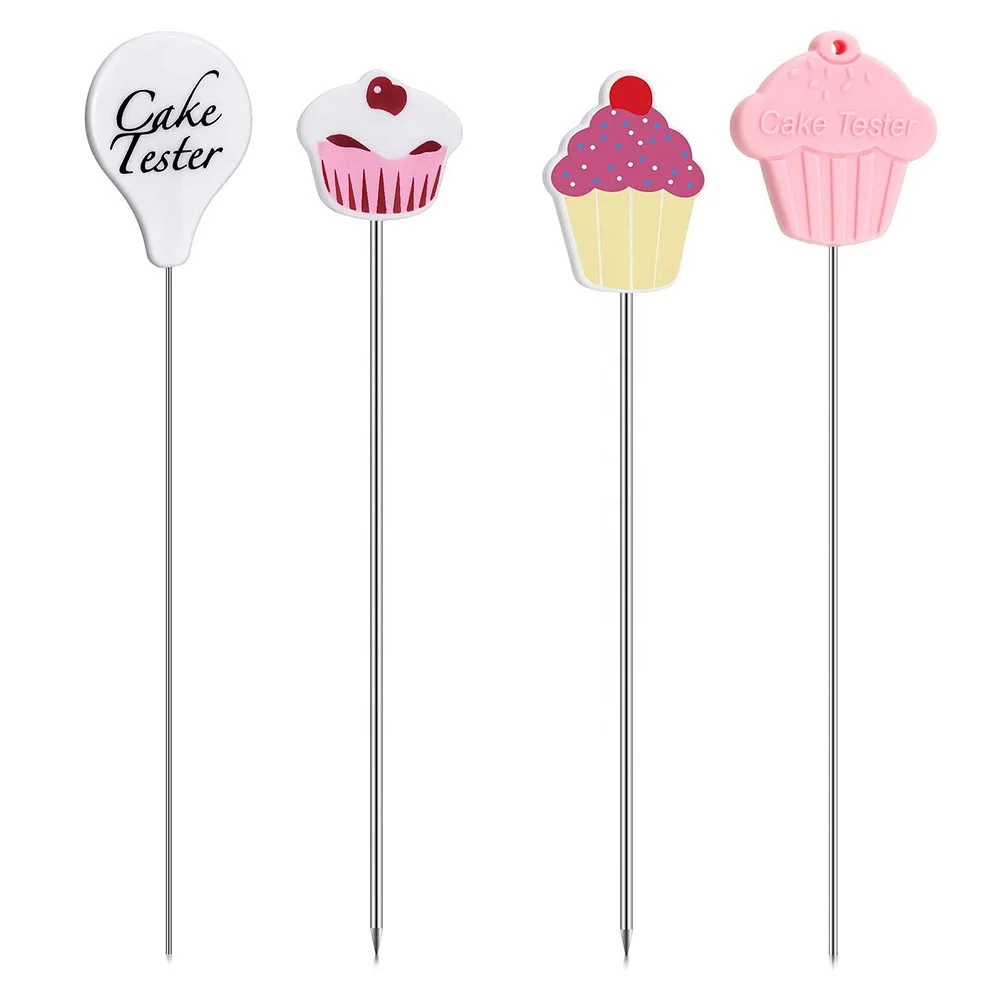 

Kitchen Baking Stainless Steel Reusable Metal Cake Probe Testing Needle Muffin Bread Tester Skewer Pin Tester