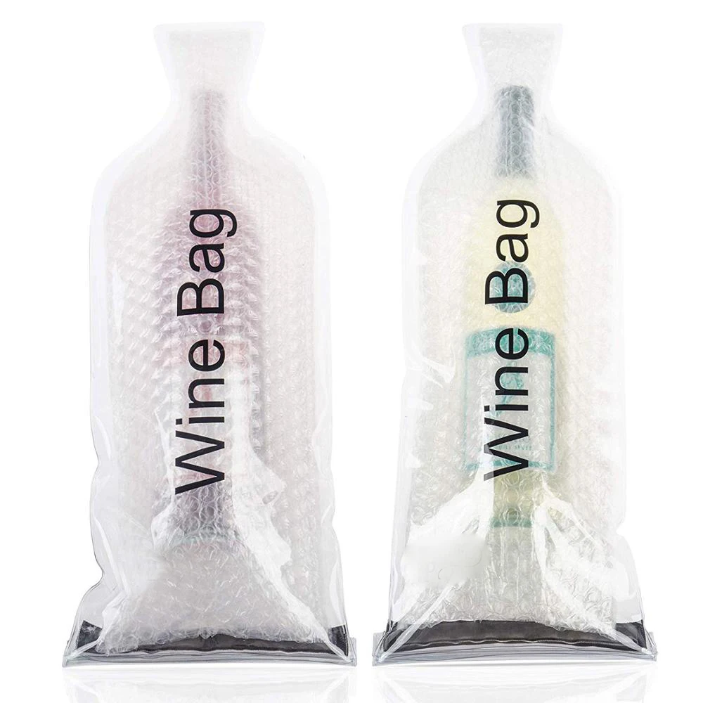 bubble wine bottle bag