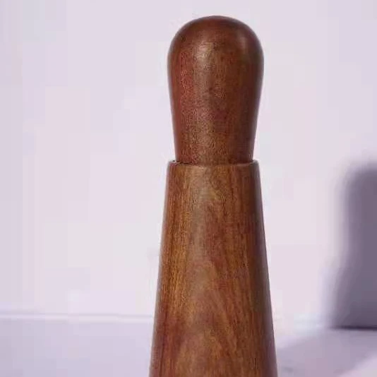 

Hot sales natural wood handle and stand coffee stirring tool for espresso distribution