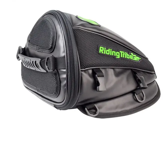 WOSAWE Bolsa trasera para motocicleta, ampliable, de piel sintética, para  bicicleta, equipaje, asiento trasero para casco, con funda impermeable y  correa de transporte, color negro : Amazon.es: Coche y moto